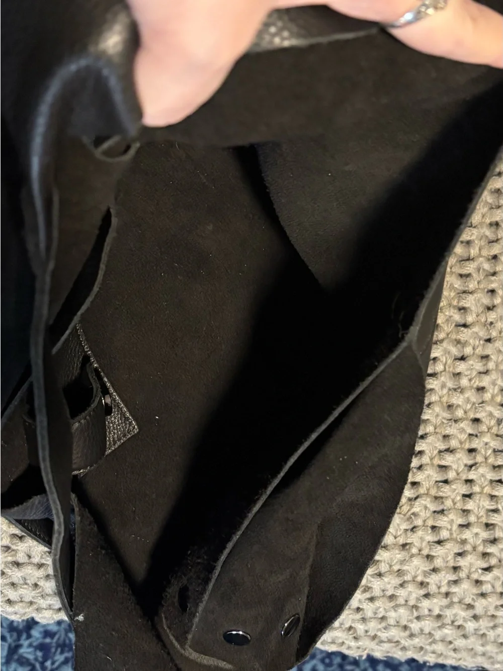 Hammitt Tom Zip Black Hobo Shoulder Bag